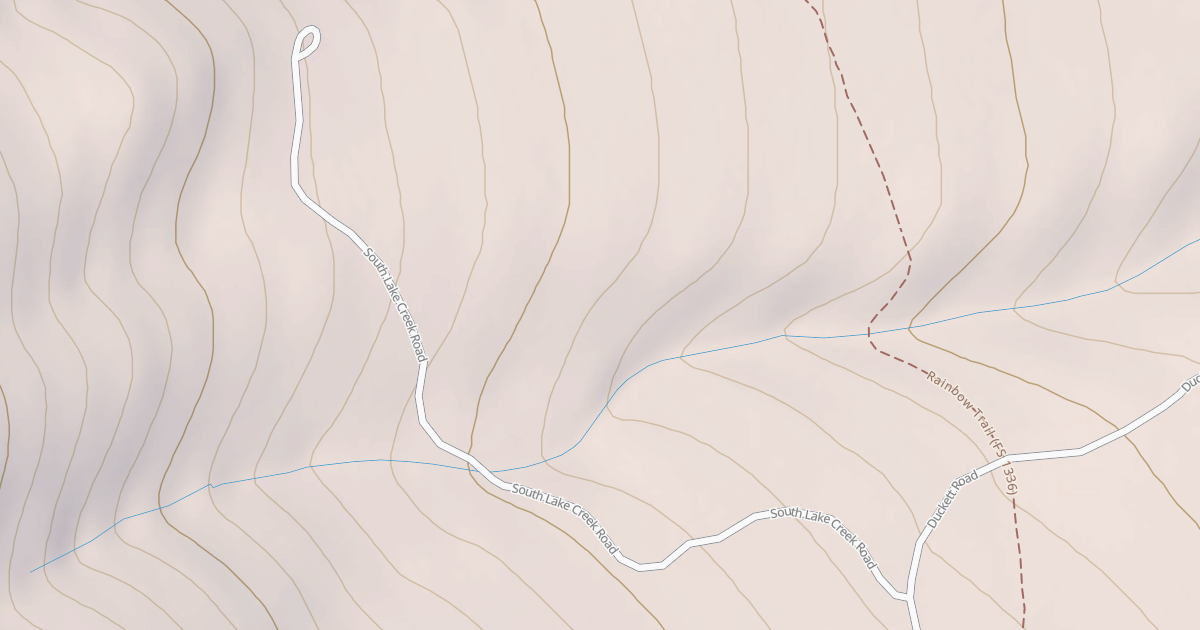Map preview of SO. LAKE CREEK