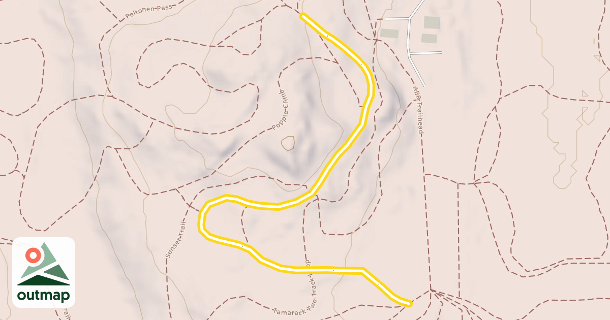 Map of Peltonen Pass