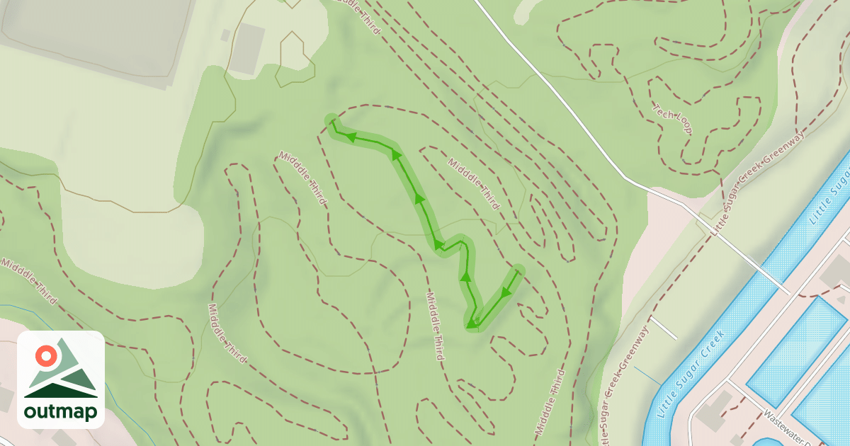 Map of Poo Tracks Bypass