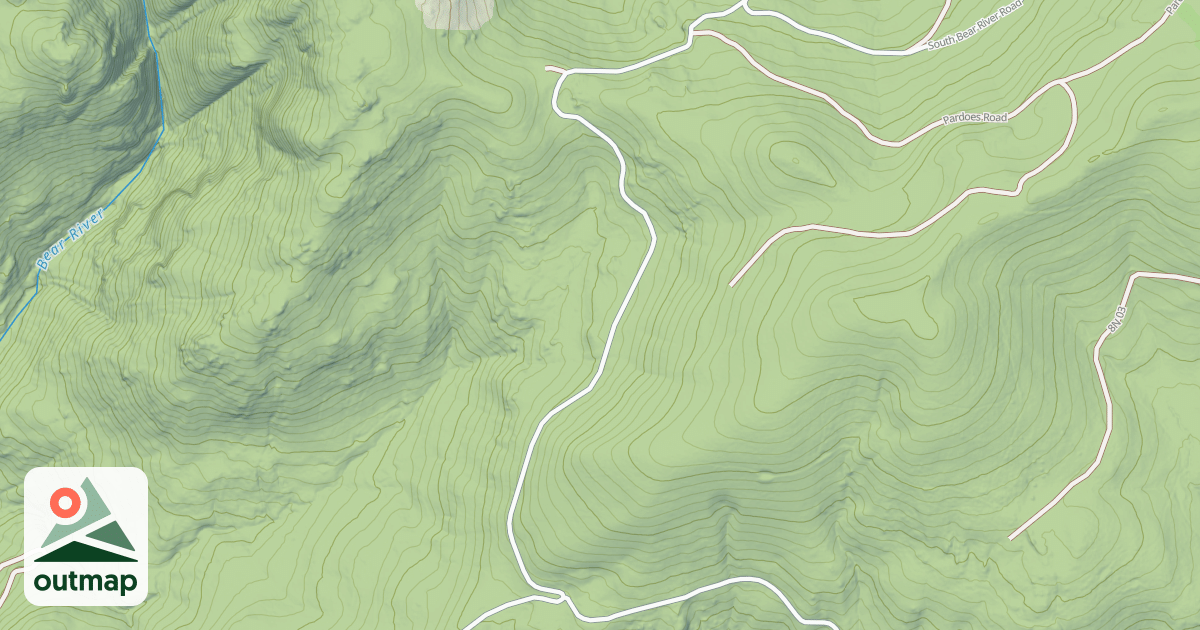 Map of RUNNING BEAR