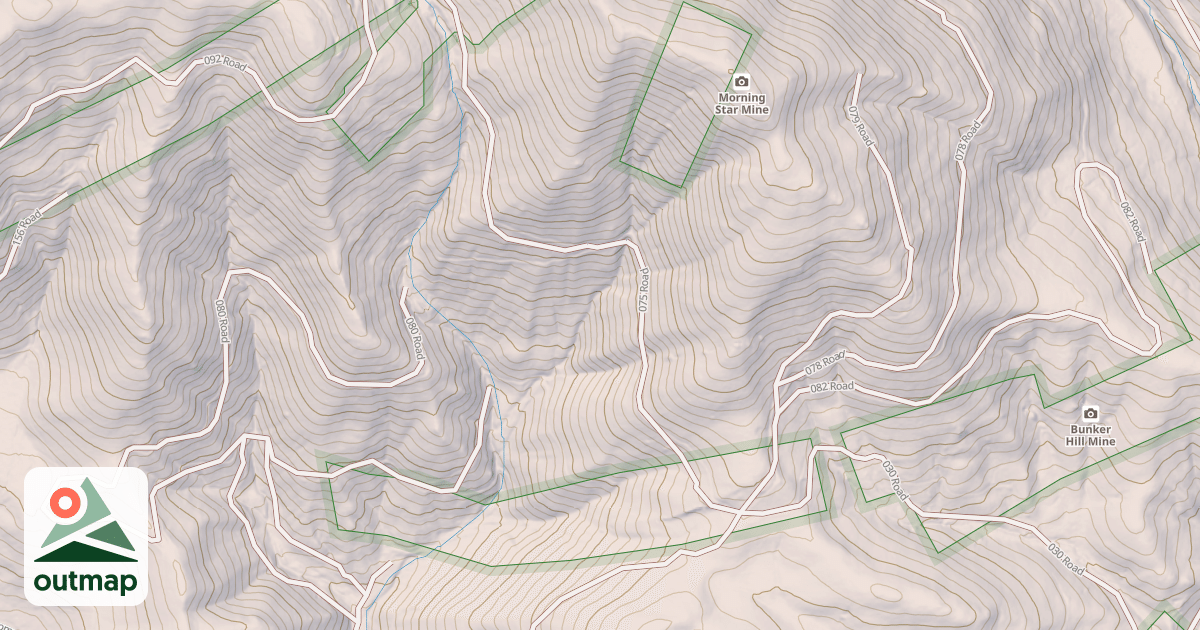 Map of USFS National Forest System Roads {6BD816DF-A390-47CB-9566-7AE6042F3643}