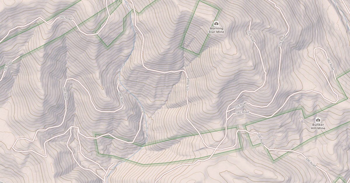 Map preview of USFS National Forest System Roads {6BD816DF-A390-47CB-9566-7AE6042F3643}