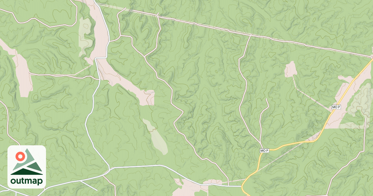 Map of ALLEN BRANCH