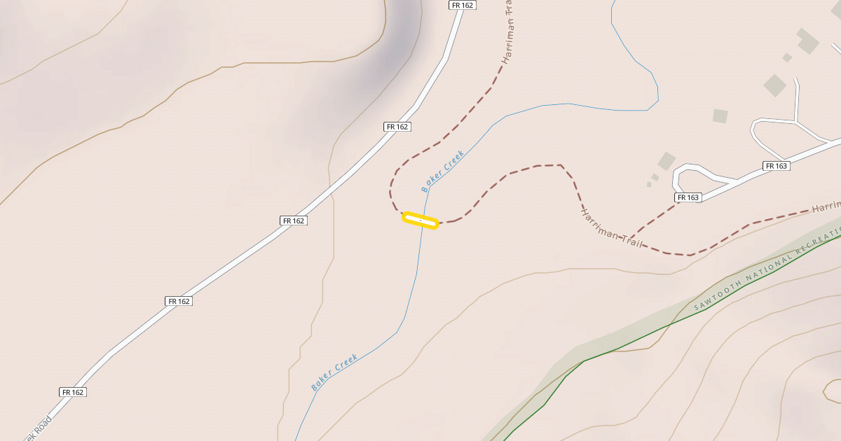 Map preview of Harriman Trail