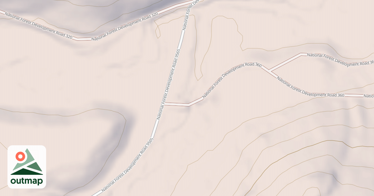 Map of SOUTH DEADMAN FACE