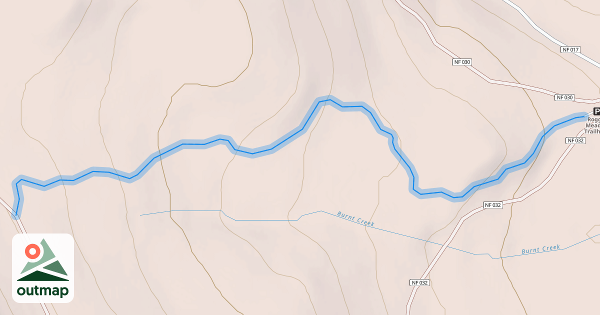 Map of Crane Mountain National Recreation Trail