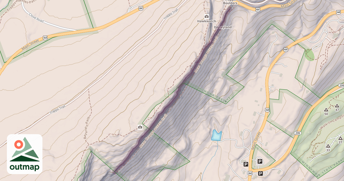 Map of Near Trapps