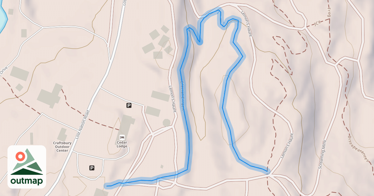 Map of Glacial Erratic