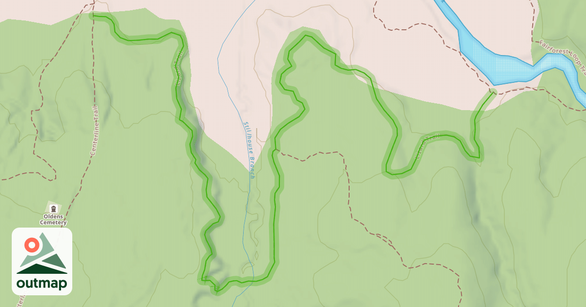 Map of Lizard Trail