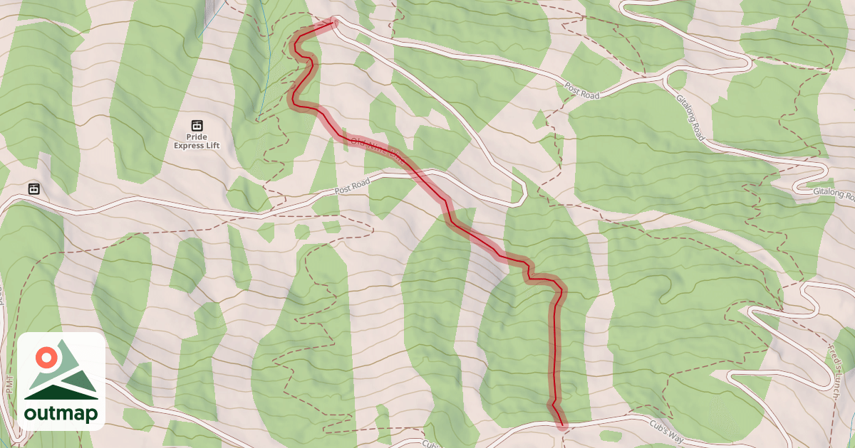 Map of Old Nine Line