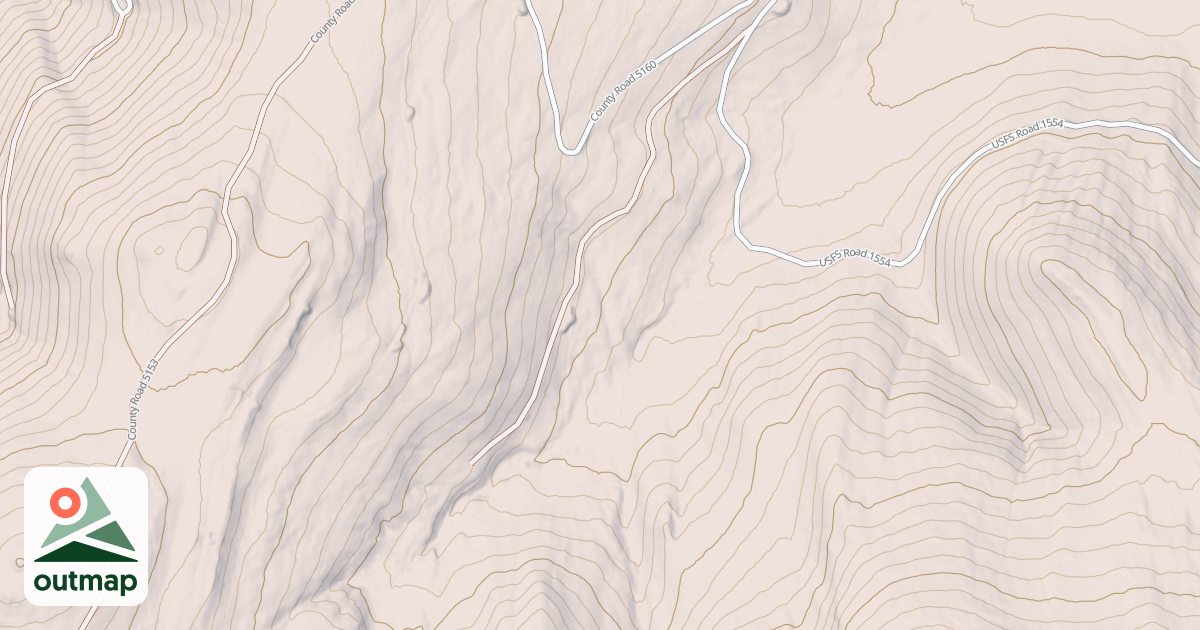 Map of USFS National Forest System Roads {318C0D66-0019-41B3-B29B-07D2ED9C630A}