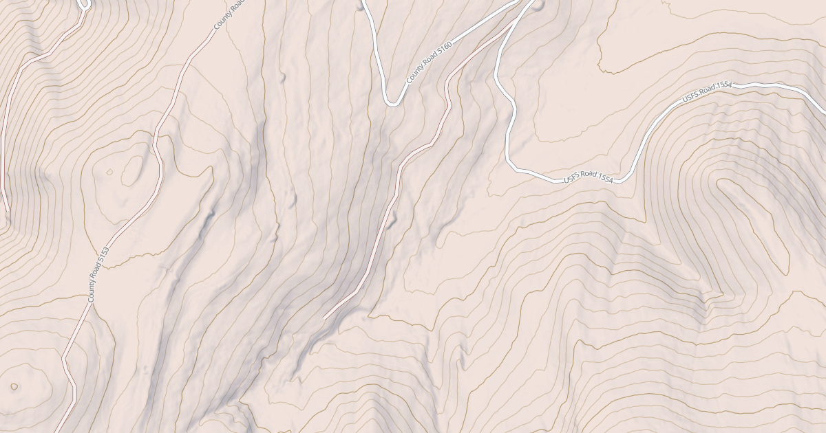 Map preview of USFS National Forest System Roads {318C0D66-0019-41B3-B29B-07D2ED9C630A}