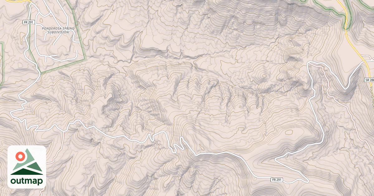 Map of COLCORD MTN