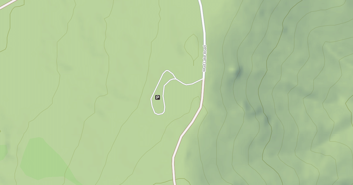Map preview of MUD LAKE TRAILHEAD