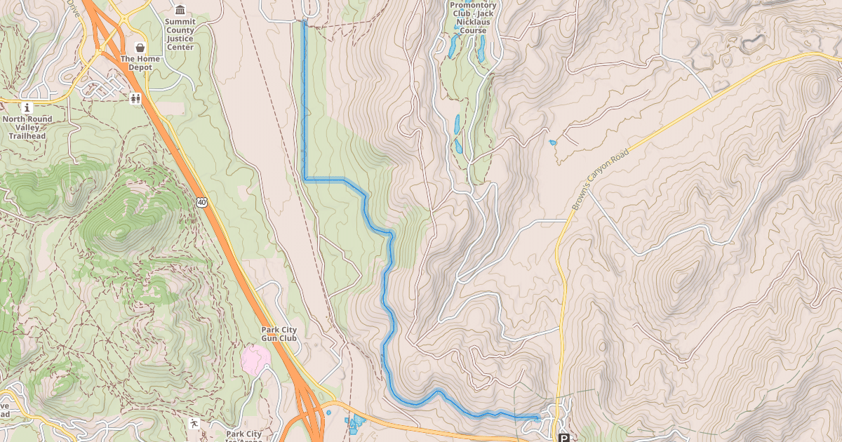 Map preview of South Canyon