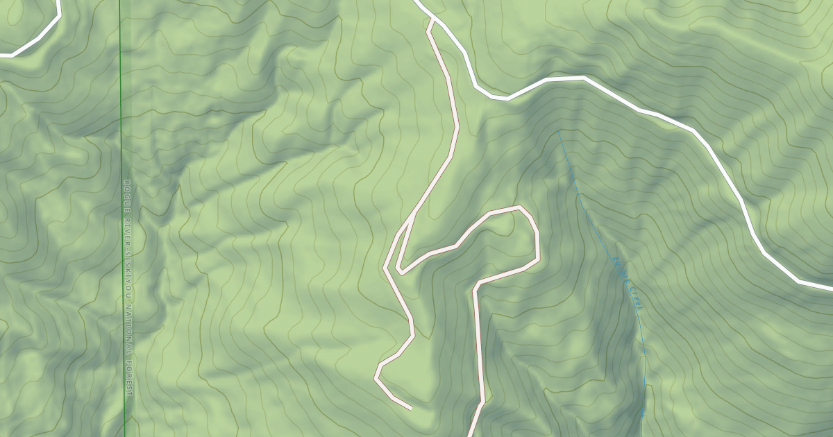 Map preview of EUCHRE JUNCTION