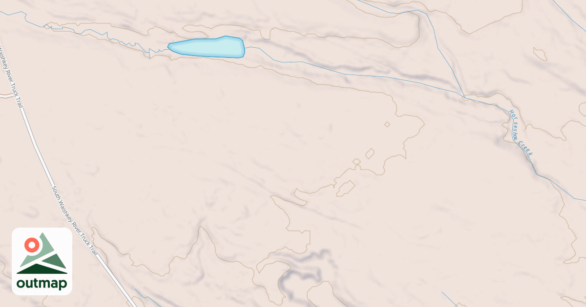 Map of HORSESHOE CREEK