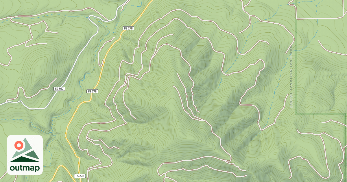 Map of BIG HOODOO B
