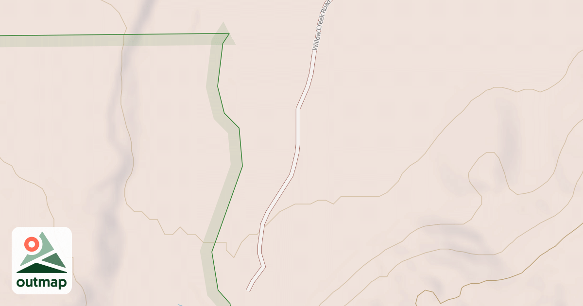 Map of WILLOW CR