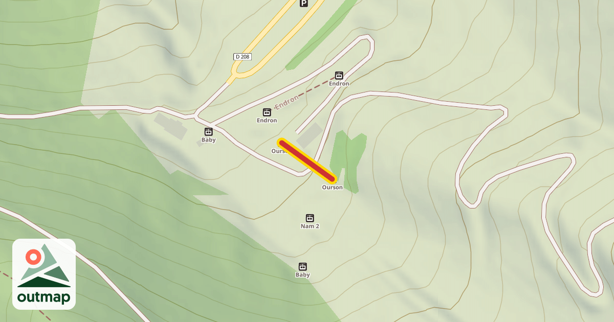 Map of Ourson