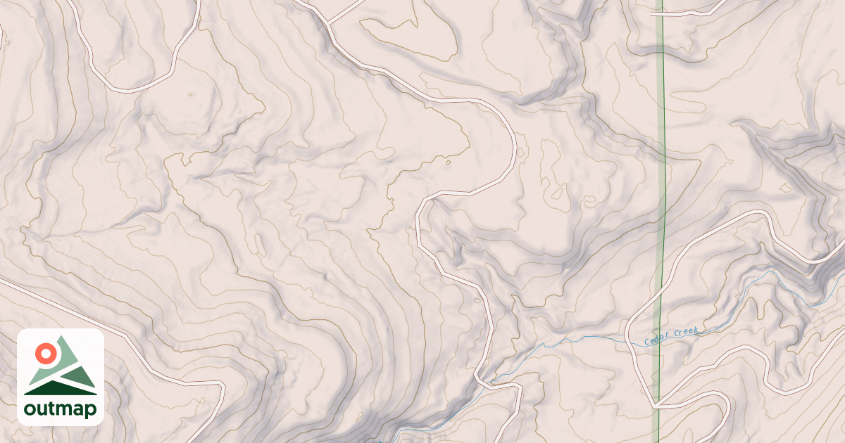 Map of CEDAR CR