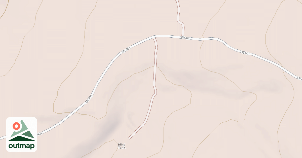 Map of BULLIS CANYON