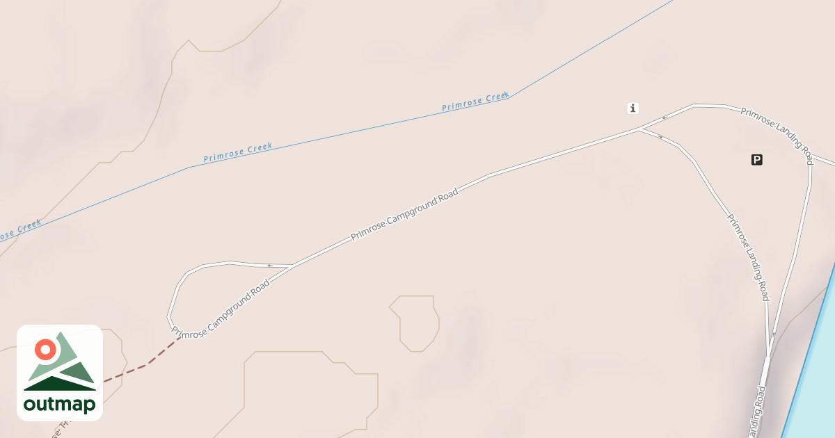Map of PRIMROSE CAMPGROUND RD