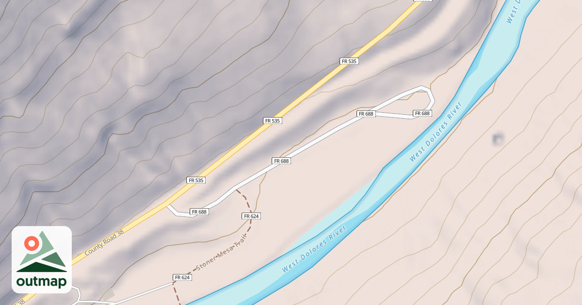 Map of LOWER STONER TH
