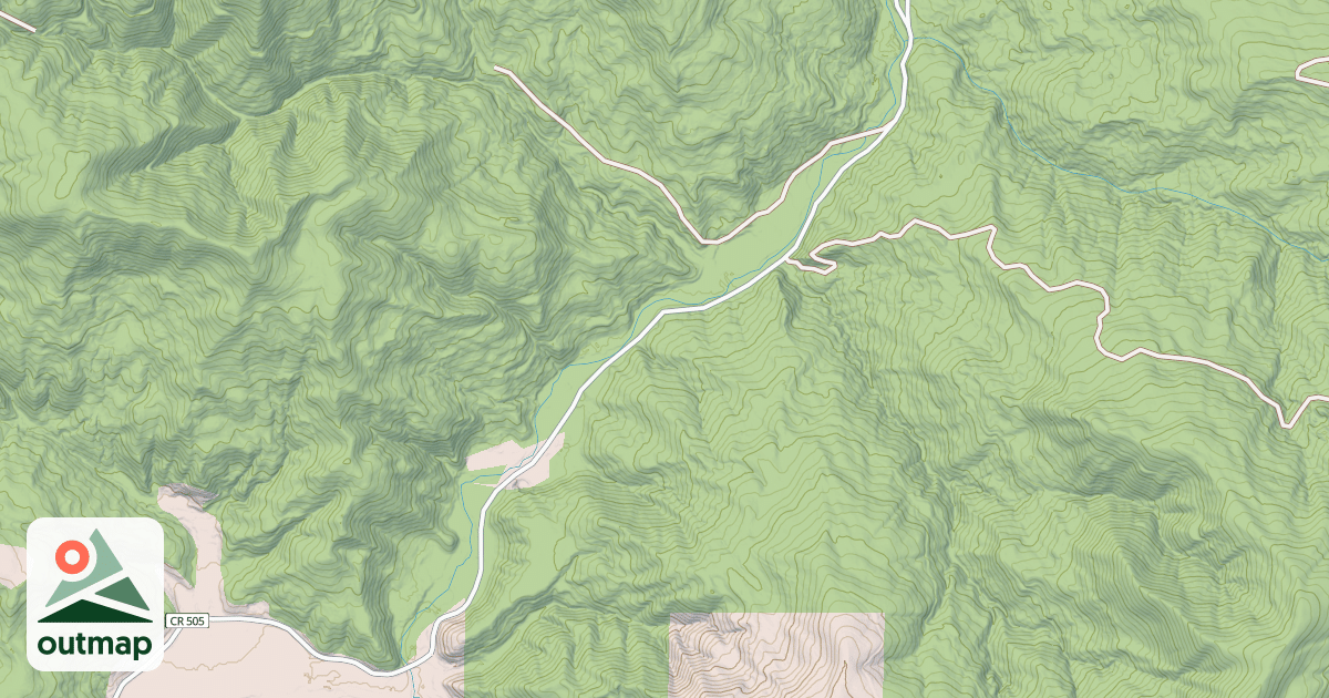 Map of EUCHRE CREEK