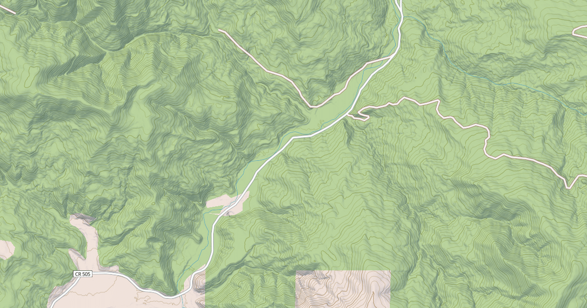 Map preview of EUCHRE CREEK