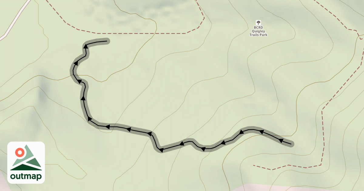Map of Flow Trail - Black