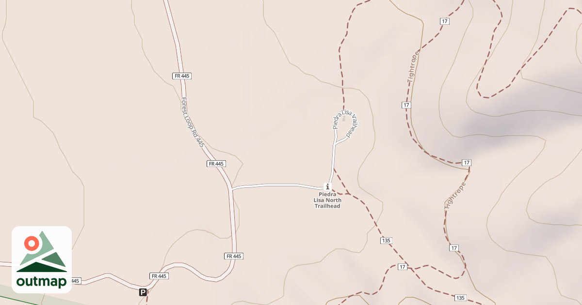 Map of PIEDRA LISA