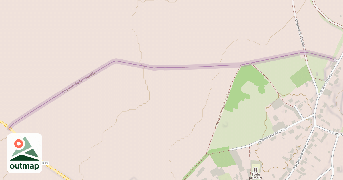 Map of Chemin de Lesquielle