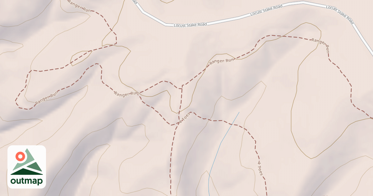 Map of USFS Motor Vehicle Use Map Trails 16193