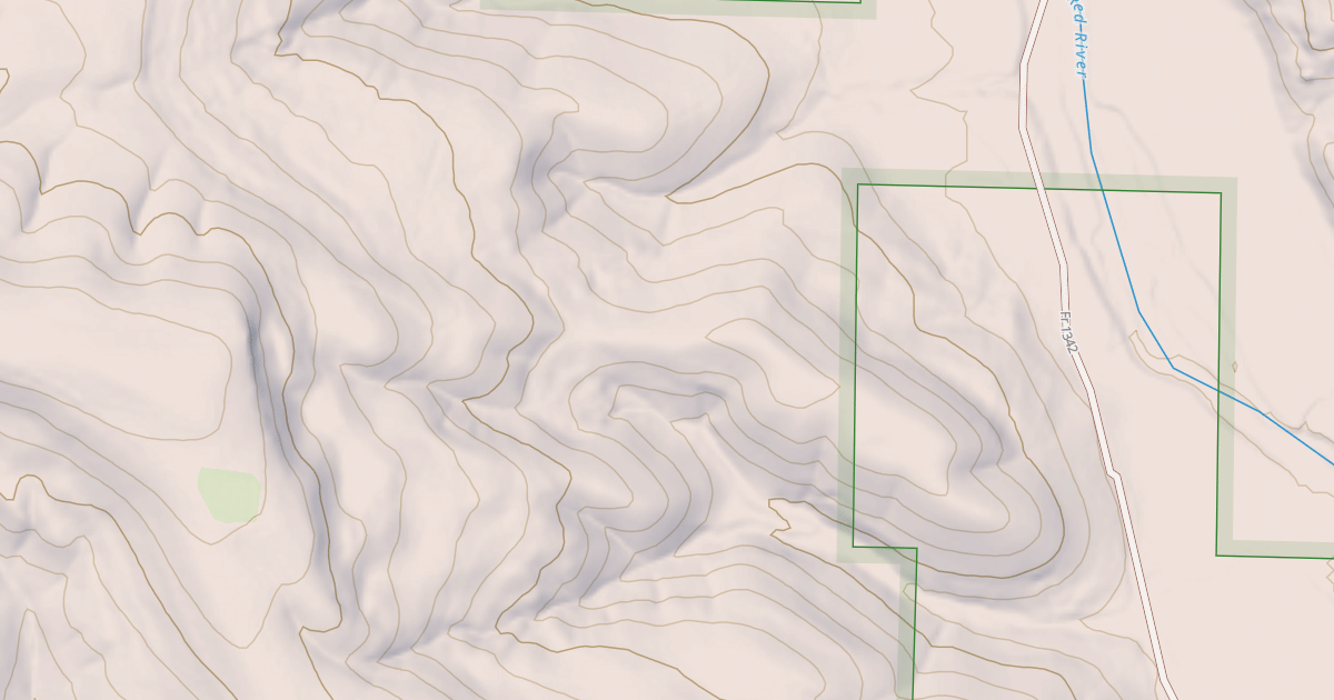 Map preview of USFS National Forest System Roads {7C2F4ACE-C3A2-4755-8838-D887EB7B8596}