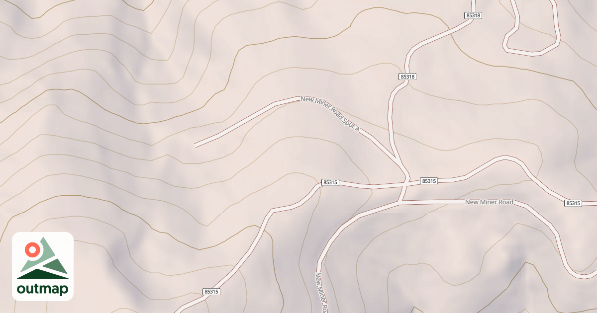 Map of NEW MINER SPUR A