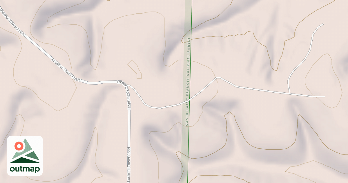 Map of USFS National Forest System Roads {487F556E-8303-4A22-81D3-2EF49EF4B816}
