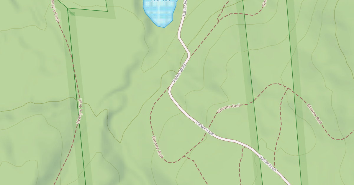Map preview of Parker Trail