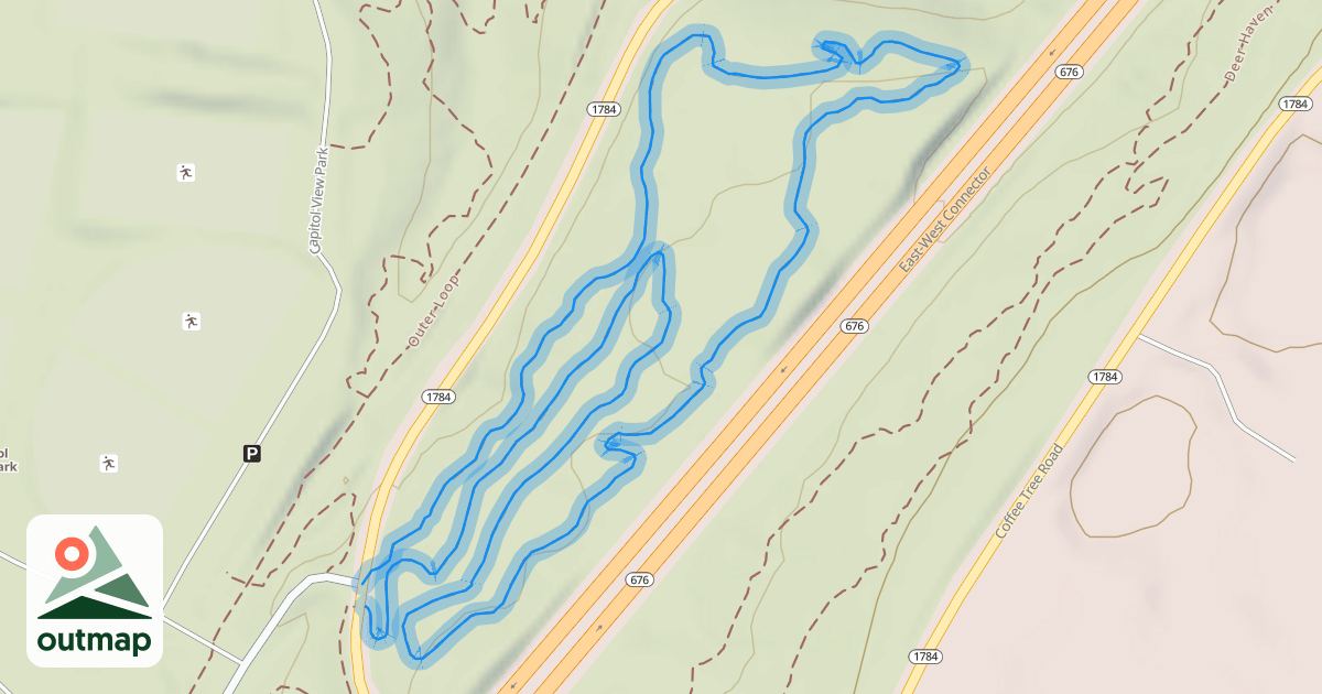 Map of Glenns Creek