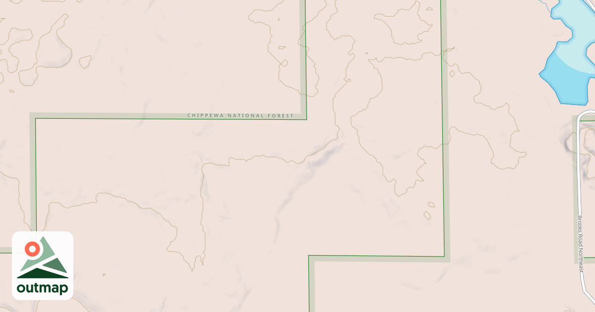 Map of BROOKS SPUR D