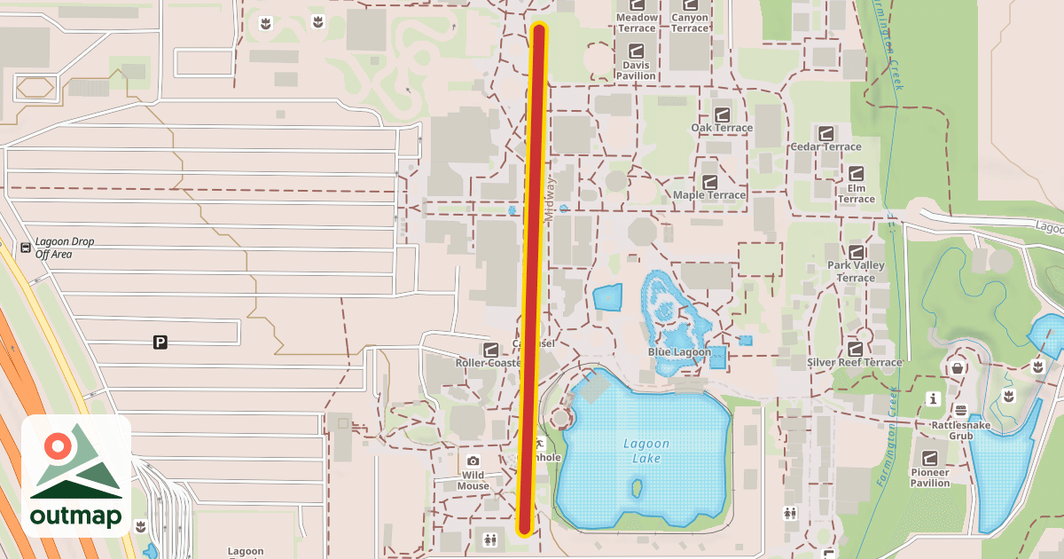 Map of Sky Ride