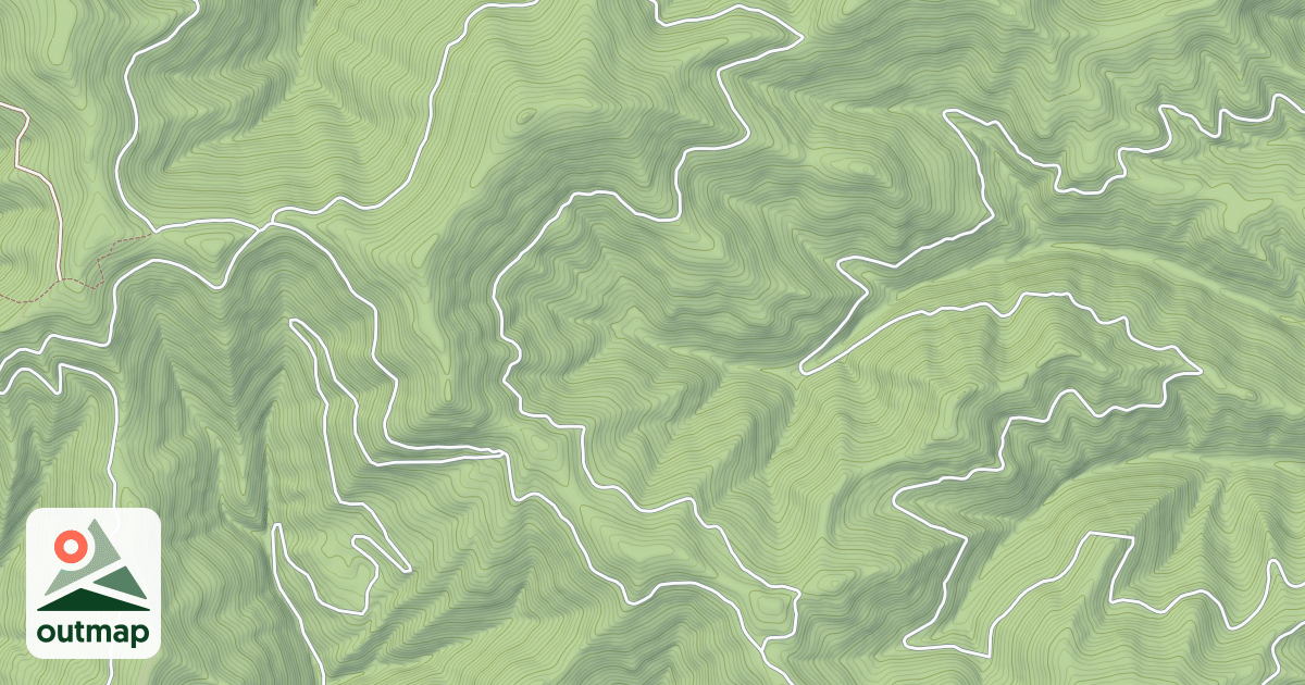 Map of HEAD OF WHITE CREEK