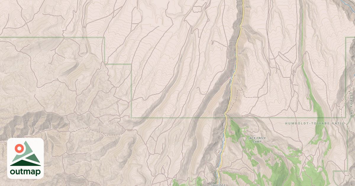 Map of CORRAL CREEK