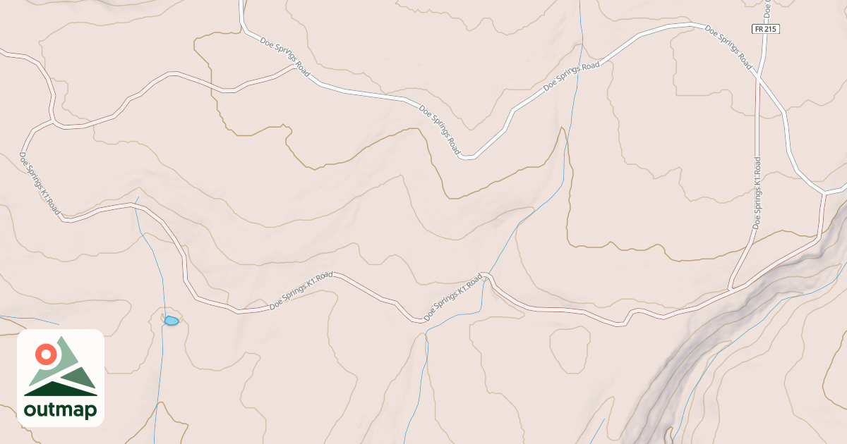 Map of DOE SPRINGS K1