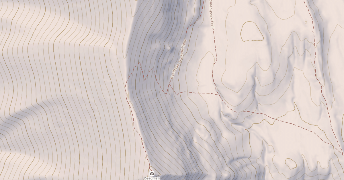 Map preview of Deadman Lookout Spur