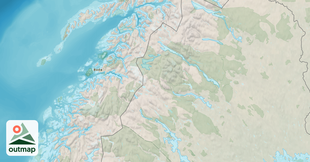 Map of Kungsleden