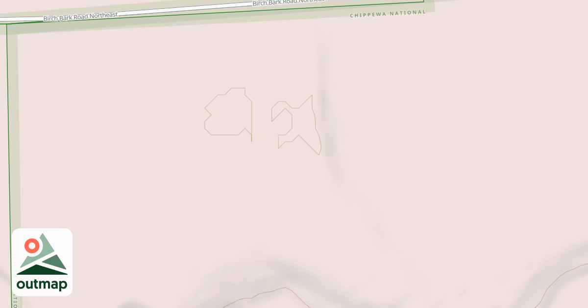 Map of BIRCH BARK ROAD SPUR B