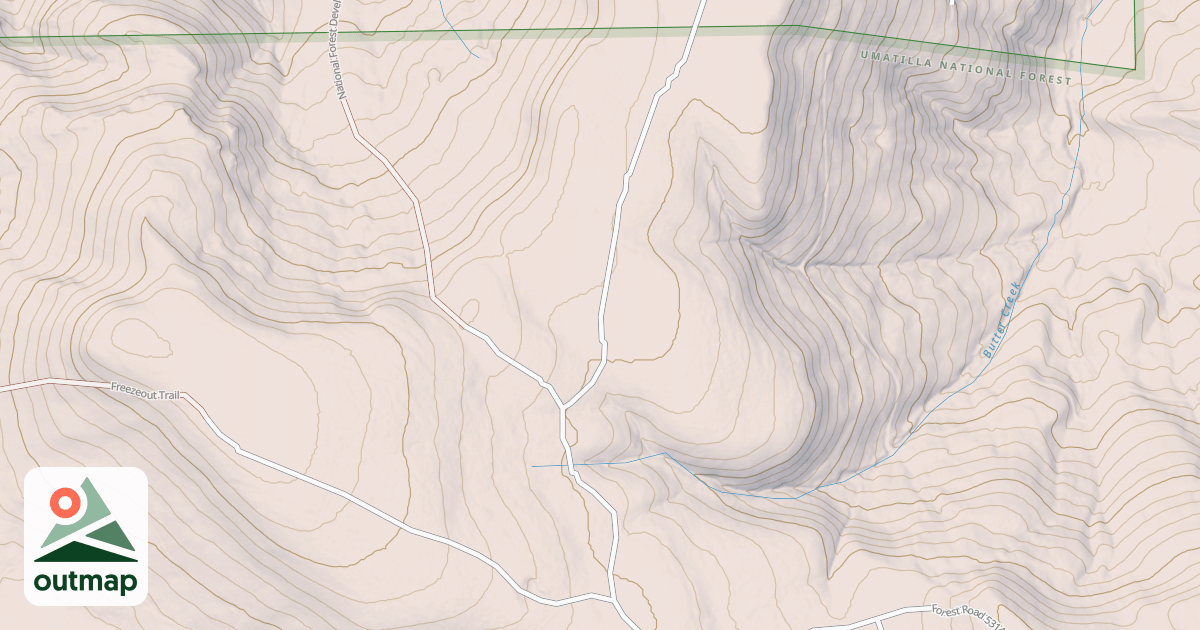 Map of USFS Motor Vehicle Use Map Roads {C36F1971-AE1B-4E82-B681-027C895048FC}