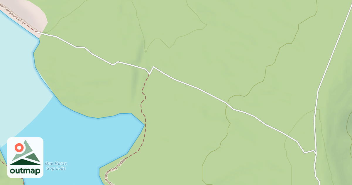 Map of ONE HORSE GAP DAM