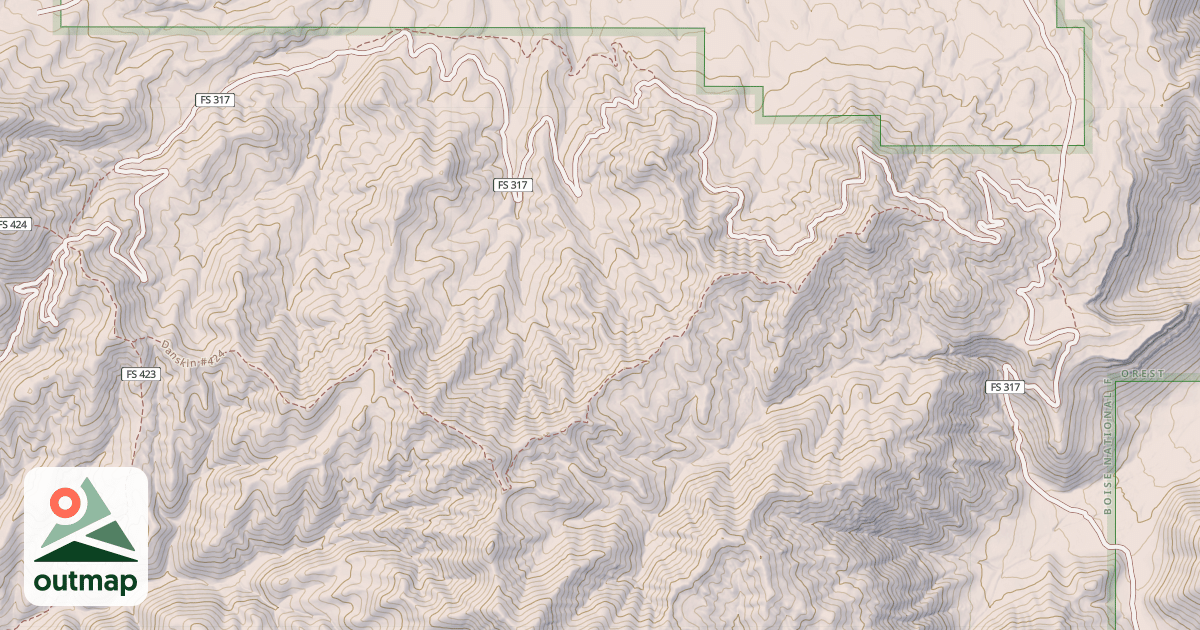 Map of Danskin #317